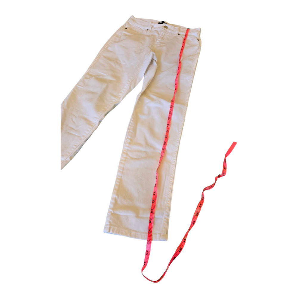 Banana Republic Factory Size 24/00 White Slouch Jeans - Picture 7 of 9